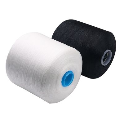 OEM 40/2 20/3 30/3 100% gesponnen polyestergarens met chemische weerstand en rauw wit patroon