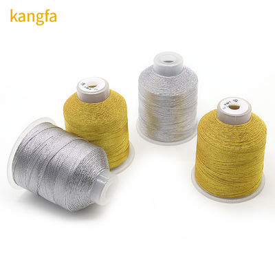 Juwelen koord 100% polyester zilveren zijde metalen garen met 3 strengen meerkleurig