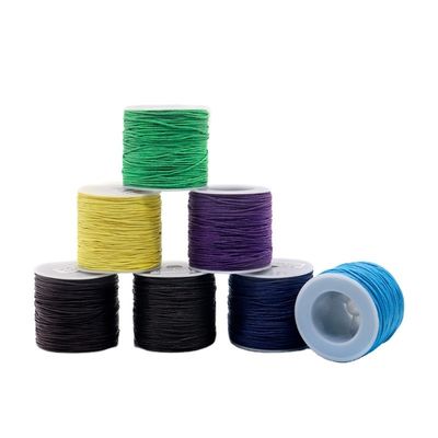 200 Kleuren 1 mm Naaien Naaien Katoen Waxdraad Kabel voor Ledersnijwerk