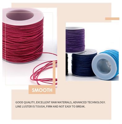 200 Kleuren 1 mm Naaien Naaien Katoen Waxdraad Kabel voor Ledersnijwerk