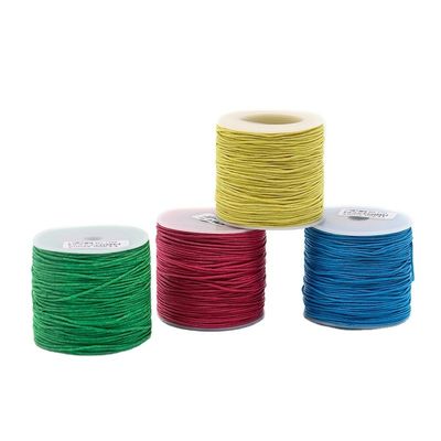200 Kleuren 1 mm Naaien Naaien Katoen Waxdraad Kabel voor Ledersnijwerk