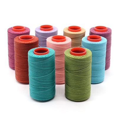 210D/3 Garn Count Naaien Naaien Waxed Thread Cord Leer met OEM ODM Accpet