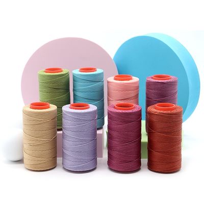 210D/3 Garn Count Naaien Naaien Waxed Thread Cord Leer met OEM ODM Accpet