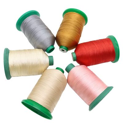 High Tenacity Filament Polyester Braid Thread voor schoenen/zakken/leerpatroon gekleurde theezak