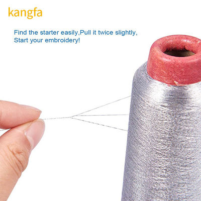 Polyester metalen borduurdraad voor Boho kleding accessoires in gekleurde kleur viscose
