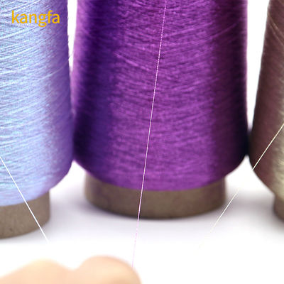 100% polyester metalen garens Zilveren naaigarn voor kledingstukken