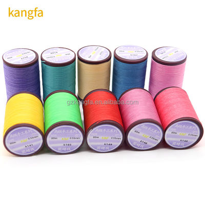 High Strength Cored Sewing Thread 100% Polyester Filament Garn Type voor het naaien van leer