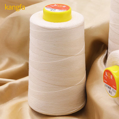 3000 Yard Overlock Cone Sewing Thread 100% katoen voor machine geverfd patroon OEM ODM