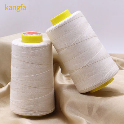 3000 Yard Overlock Cone Sewing Thread 100% katoen voor machine geverfd patroon OEM ODM