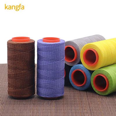0.6mm 0,8mm 1mm 150D/16 Grob polyester gevlochten draad gewassen voor reparatie van leer ambachten