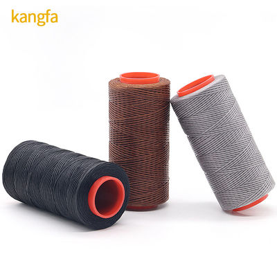 0.6mm 0,8mm 1mm 150D/16 Grob polyester gevlochten draad gewassen voor reparatie van leer ambachten