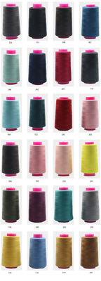 3000 Yards Zwarte Naad 2 Pakket 100% polyester spoelen voor brei- en handgemaakte producten
