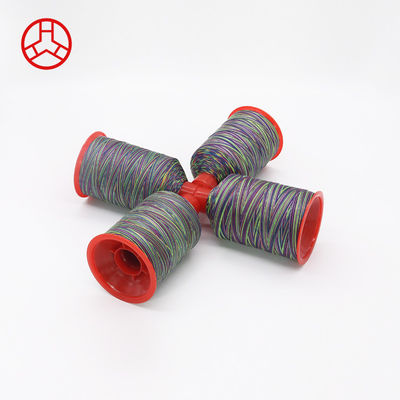 Tex 70 Multi Color Rainbow 69 Nylon 66 FDY Bonded Thread met patroon geverfd en 250g gewicht