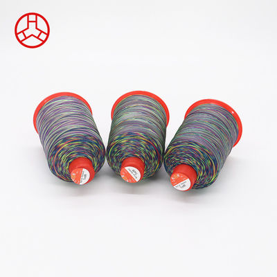 Tex 70 Multi Color Rainbow 69 Nylon 66 FDY Bonded Thread met patroon geverfd en 250g gewicht
