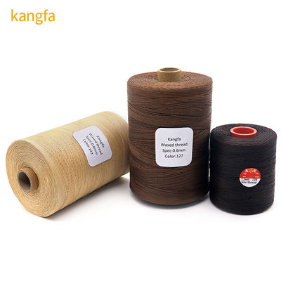 100% polyester 1 kg Kleur Handgenaaid Vlak Waxdraad Voor lederwaren met 240 kleuren