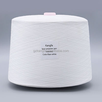 60/2 MERCERIZED Naaddraad Garens 100% gesponnen polyester Tfo knobeloze kleurbuis met 1