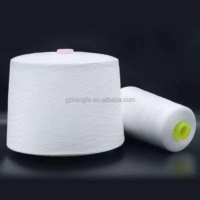 60/2 MERCERIZED Naaddraad Garens 100% gesponnen polyester Tfo knobeloze kleurbuis met 1