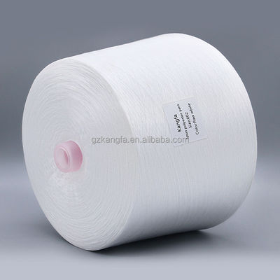 60/2 MERCERIZED Naaddraad Garens 100% gesponnen polyester Tfo knobeloze kleurbuis met 1