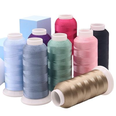 Duurzame 720 kleuren 120D/2 100% polyester borduurdraad voor machines