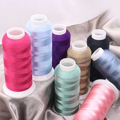 Duurzame 720 kleuren 120D/2 100% polyester borduurdraad voor machines