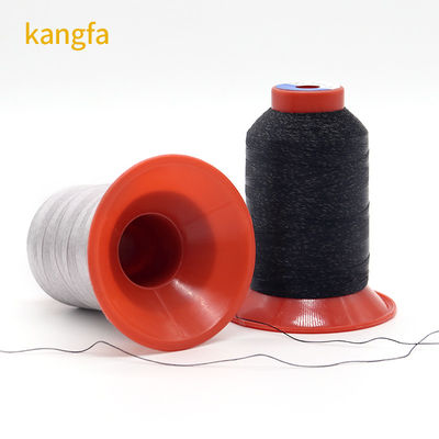 100% polyester antistatisch geleidende draad voor ESD-stof kledingstuk Draad met een diameter van 0,45 mm