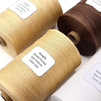 Handgesneden vlakke wasdraad Geweven touw voor het naaien van sieraden Op maat gemaakt in /240 kleuren