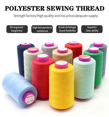20/6 100% polyester zak sluiting draad Naai draad voor zak Furniture Spun Garne Type