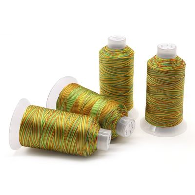 100G NET Gewicht Polyester Naad in regenboogkleuren voor slijtvast naaien