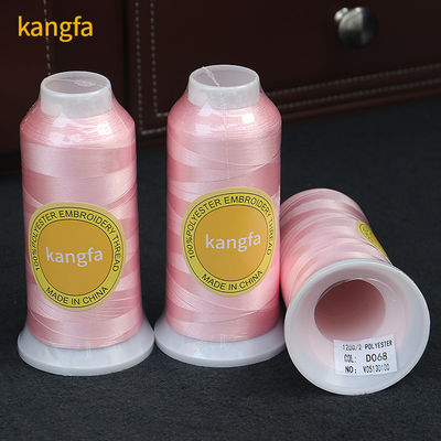 5000 meter 100% polyester 120D/2 borduurdraad met 4000m lengte/conus Diameter