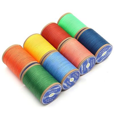 150D/16 Core Spun Garment Polyester Waxed Thread voor Crochet Hilo Encerado Coser Zapatos