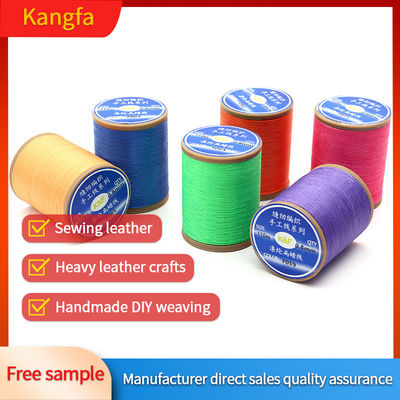 150D/16 Core Spun Garment Polyester Waxed Thread voor Crochet Hilo Encerado Coser Zapatos