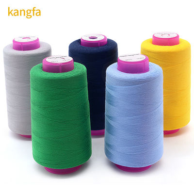 Spund garen type aangepast 20/2 polyester katoen kern naaigarn met lage krimp