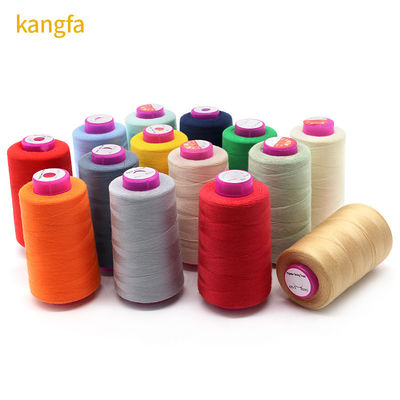 Spund garen type aangepast 20/2 polyester katoen kern naaigarn met lage krimp