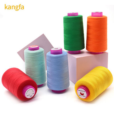 Spund garen type aangepast 20/2 polyester katoen kern naaigarn met lage krimp