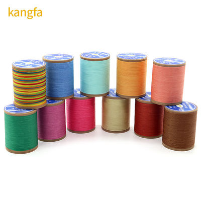 100% Polyester 57G Gewicht Plat gewassen draad voor Crochet Hilo Encerado Para Coser Zapatos