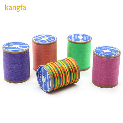 100% Polyester 57G Gewicht Plat gewassen draad voor Crochet Hilo Encerado Para Coser Zapatos