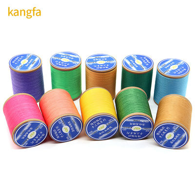 100% Polyester 57G Gewicht Plat gewassen draad voor Crochet Hilo Encerado Para Coser Zapatos
