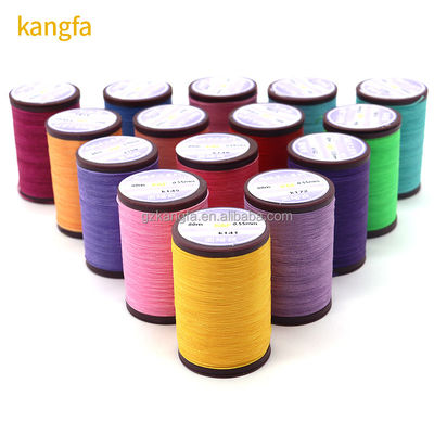 0.8 mm 0,65 mm Ronde gewassen hoge sterkte kern naalddraad voor leer naald polyester