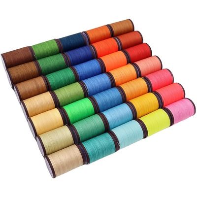 Plastic Cone Sewing Thread 0.35-0.8mm Naalden Waxed Garne voor Leather Craft Linen Tool