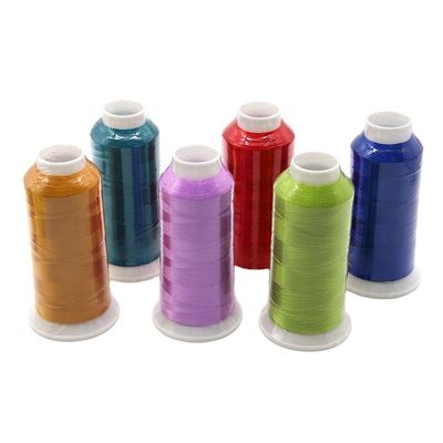 OEM/ODM geaccepteerd reflecterend viscose rayon borduurdraad 5000m