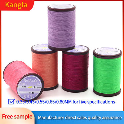 80m/Cone Kangfa handgemaakte draad WEIXIN Waxed Polyester draad 0,8mm voor sieraden maken