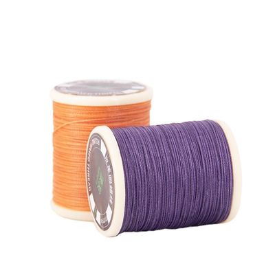 0.55mm waterdicht polyester gebonden ronde gewassen draad voor lederen naaien handbreien
