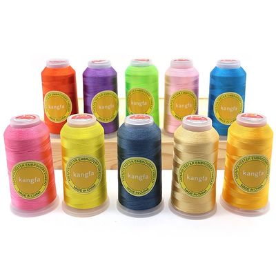 4000y filament polyester borduurdraad 120d/2 voor de productie van borduurwerk