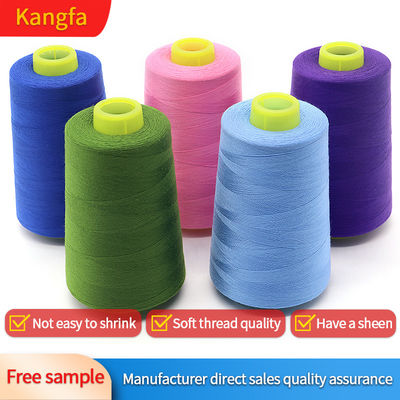100% polyestergarens 40s/2 Kleur gesponnen TKT120 Naaddraad voor textielproductie