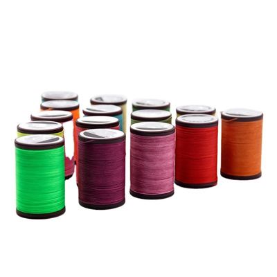 0.8mm Ronde gewassen draad koord Rood voor handnaad leer en handgemaakte accessoires