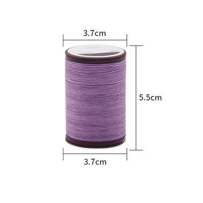 0.8mm Ronde gewassen draad koord Rood voor handnaad leer en handgemaakte accessoires