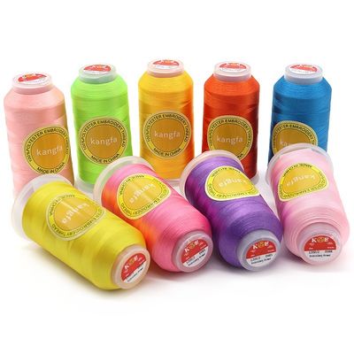 Polyester borduurdraad 120d/2 voor borduurproductieprestaties