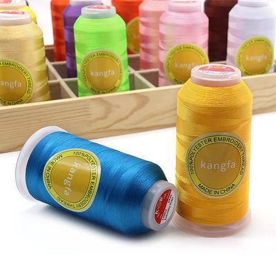 Polyester borduurdraad 120d/2 voor borduurproductieprestaties