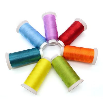 Veranderlijk verankerd zijde 100% polyester naaiborduurdraad voor klantvereisten