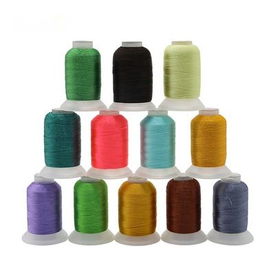 40 kleuren 100% polyester borduursnoer Set Kit 120d/2 500m Voor quilt steken